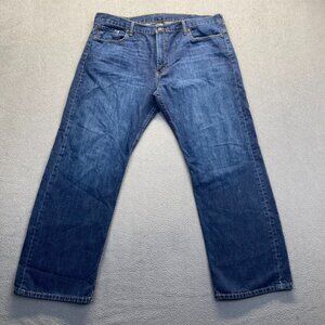 Levi's Men's 569 Loose Straight Fit Jeans Dark Wash Stretch Blue Size W40xL32